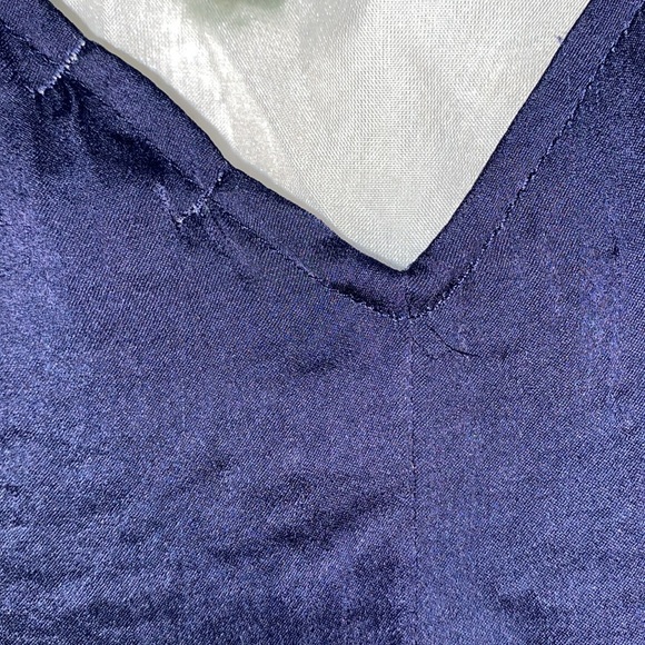 NWT HELLO NITE! 2-TIER NAVY CAMI SZ S SEE MEASUREMENTS - Picture 6 of 9